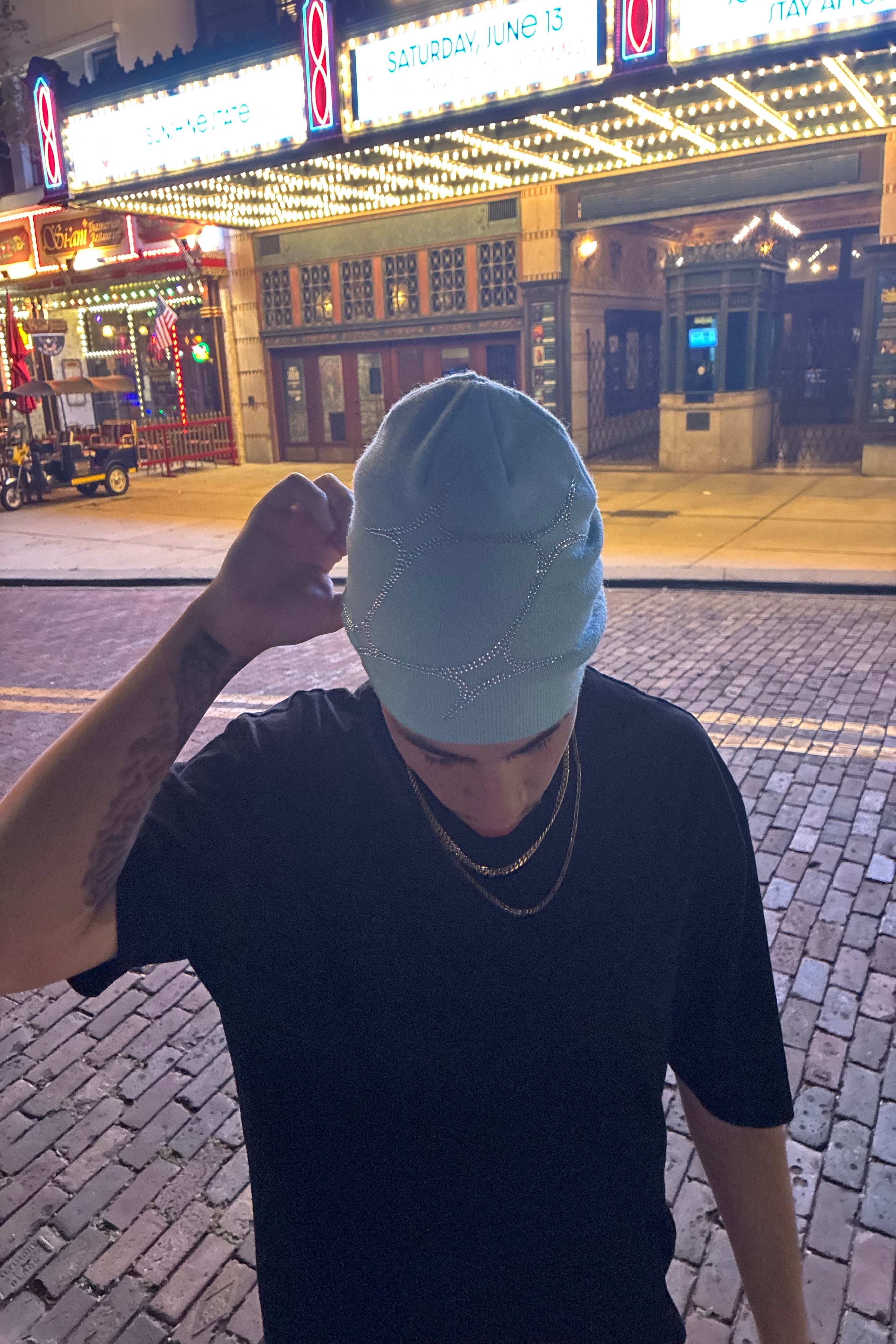 V1 SKULLY #BABYBLUE