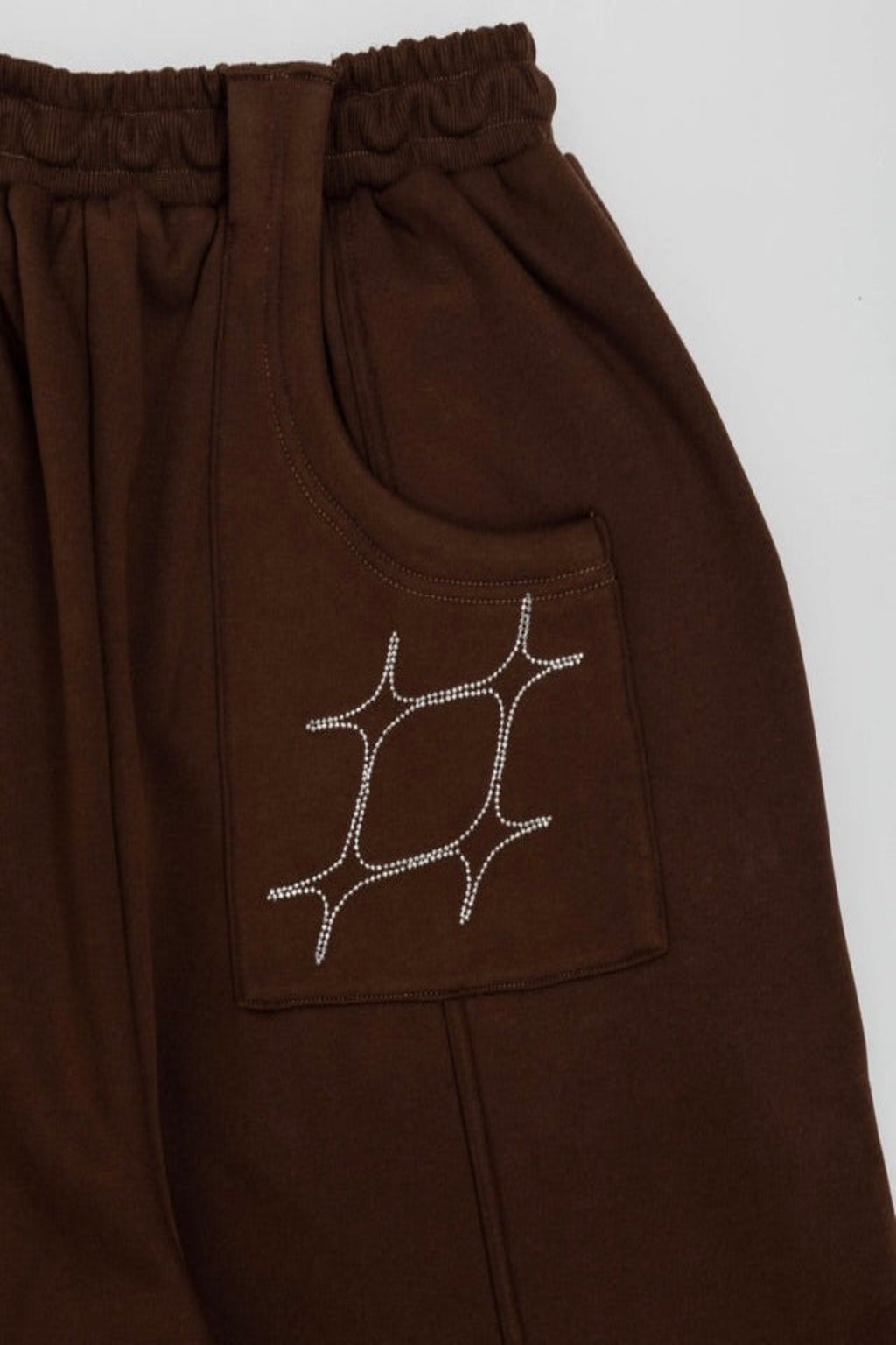 BLING SWEATPANTS #ESPRESSO
