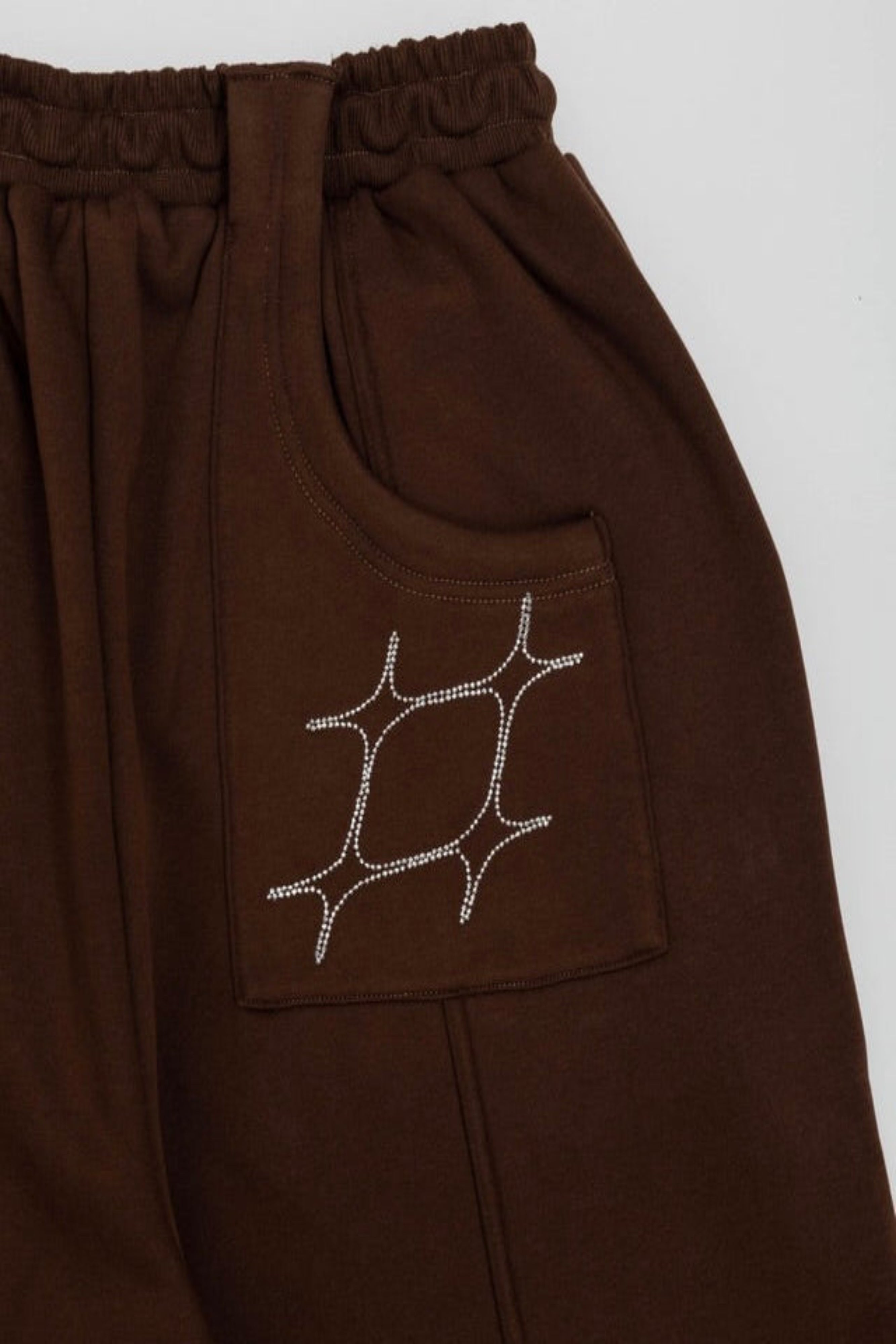 BLING SWEATPANTS #ESPRESSO