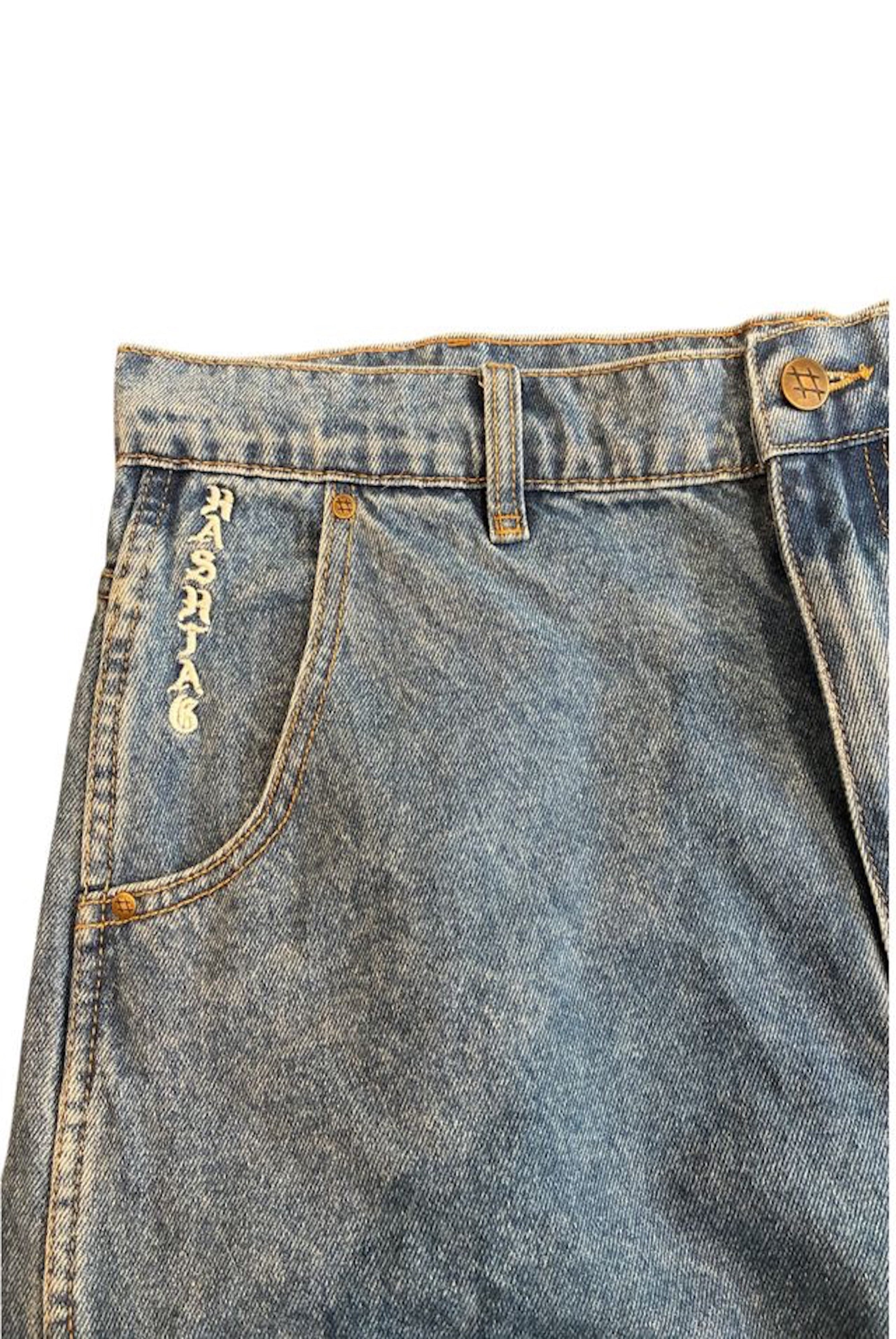 WASH BLUE NORMIE #DENIMSHORTS
