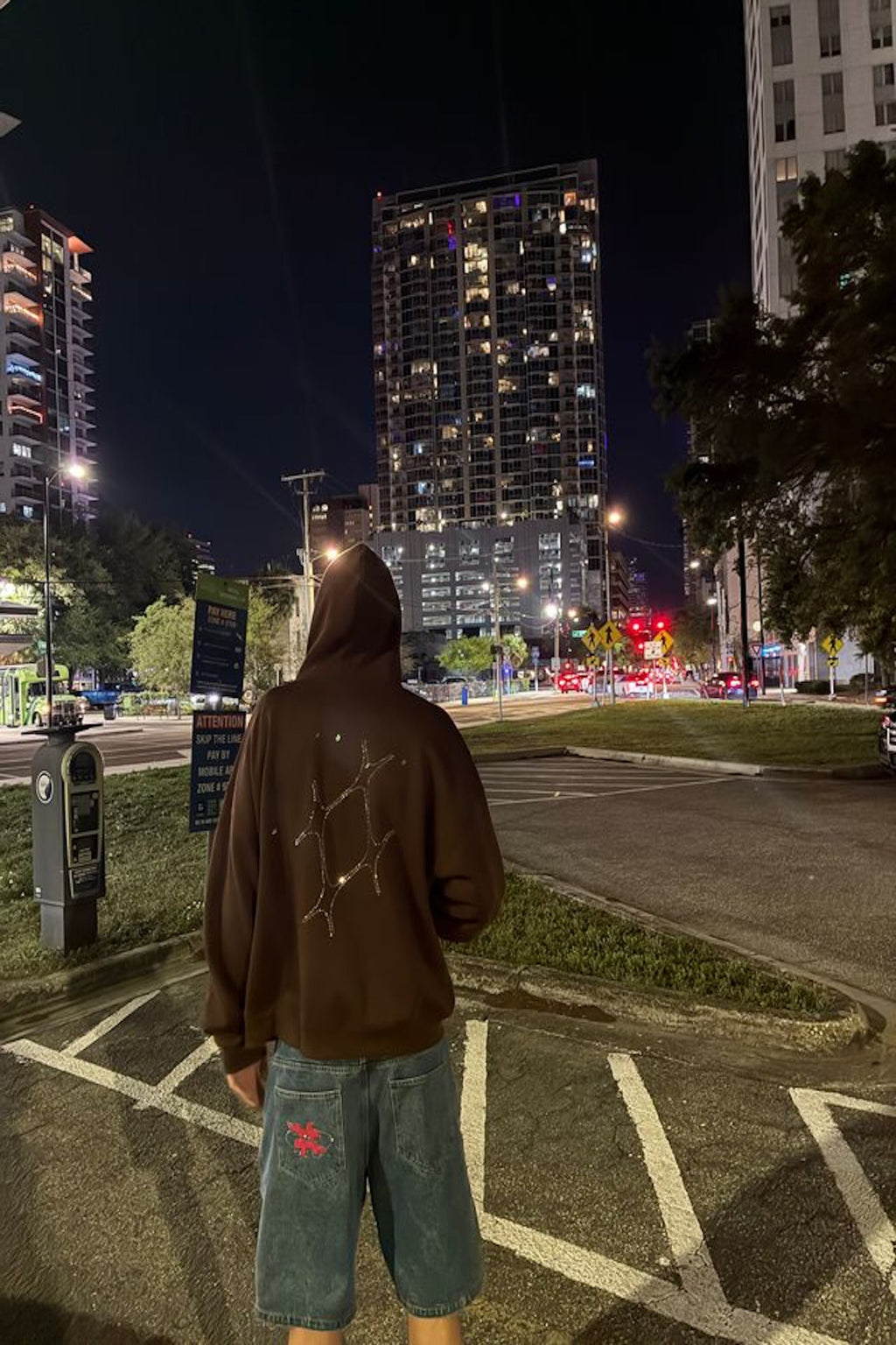 BLING HOODIE #ESPRESSO